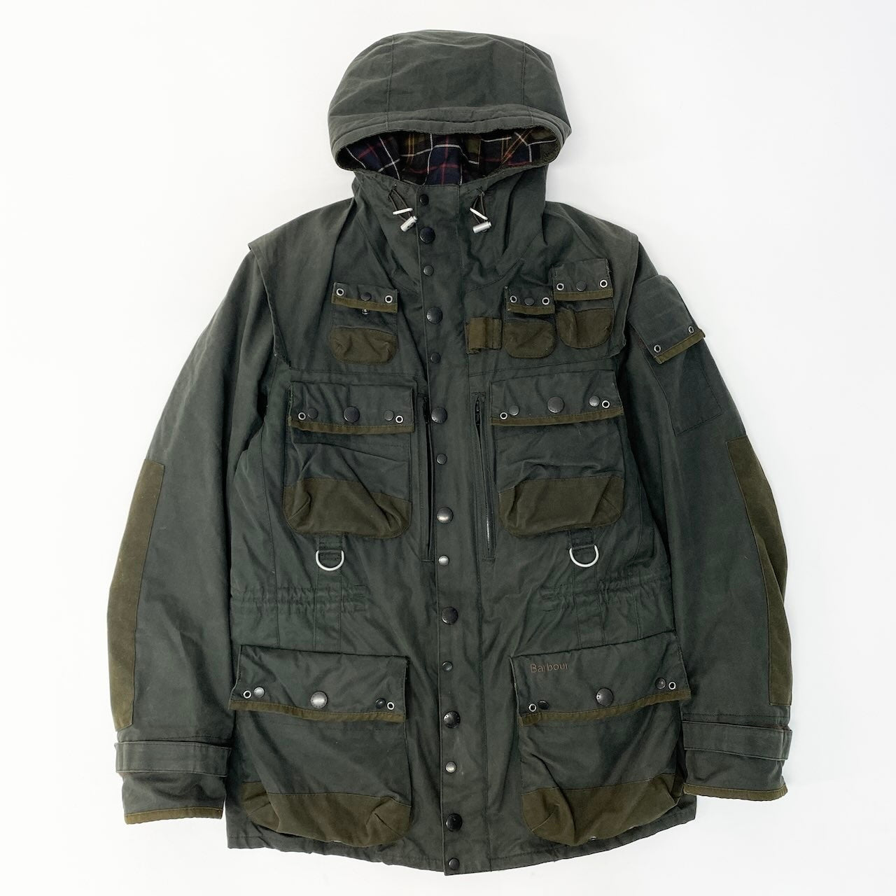 79c26 Barbour バブアー ×TOKITO トキト Military Jacket ミリタリージャケット 1102301 Sサイズ カーキ コットン100％ メンズ 男性用u02t