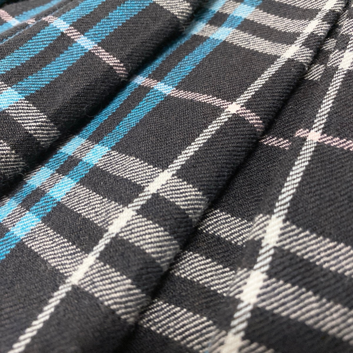 Ig9 BURBERRY LONDON BLUE LABEL バーバリーロンドン ブルーレーベル ラップスカート ミニスカート チェック柄 サイズ36 マルチカラー ウール100％ レディースo07t