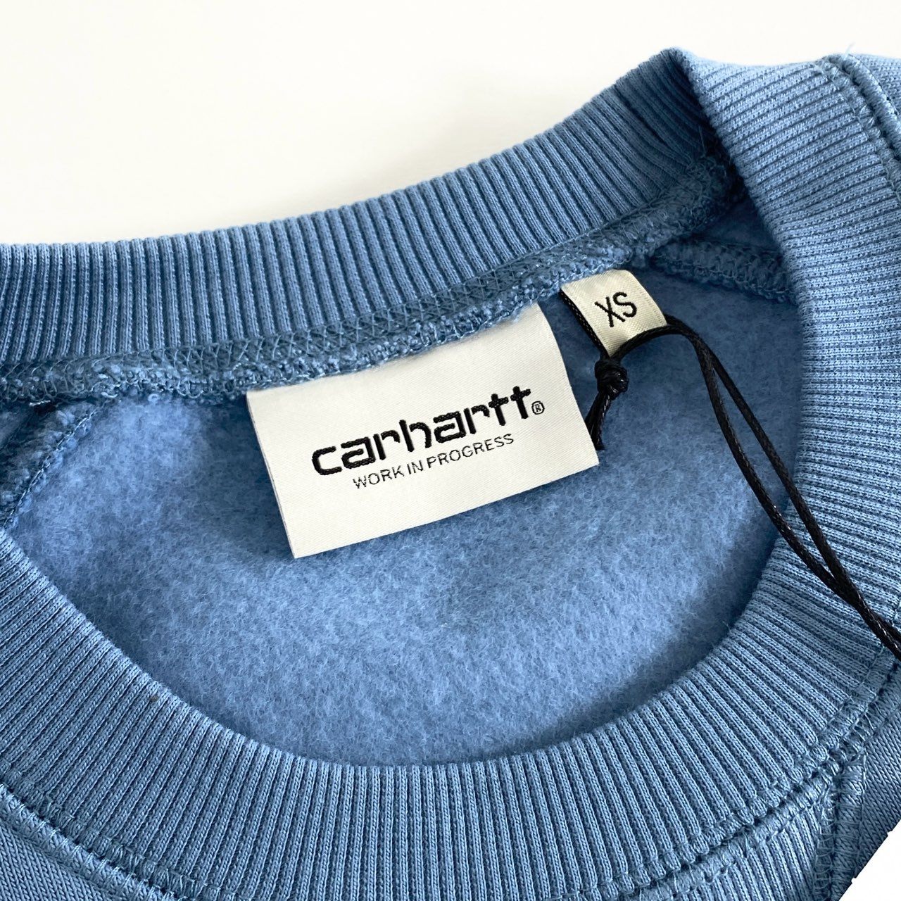 60e11 《未使用保管品》 タグ付 Carhartt WIP カーハート ダブルアイピ― Chase Women's Sweatshirt スウェット トレーナー クルーネック プルオーバー I028391 XSサイズ ブルー