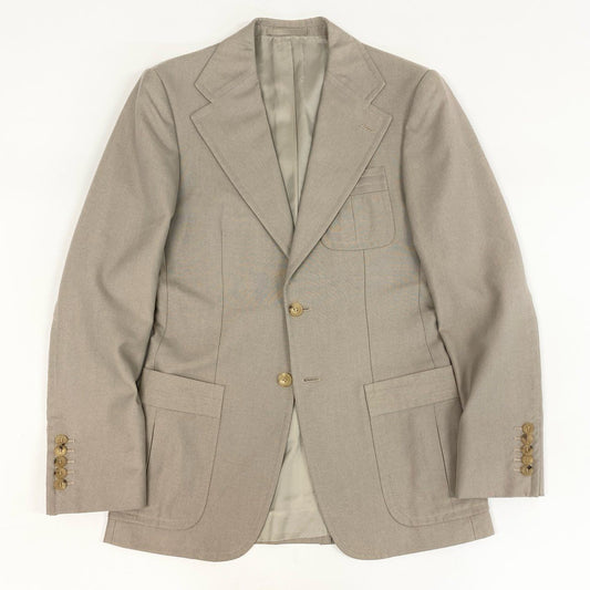 57h4 GUCCI グッチ トムフォード期 2B テーラードジャケット ドレスジャケット サイズ44R ベージュ メンズk02i