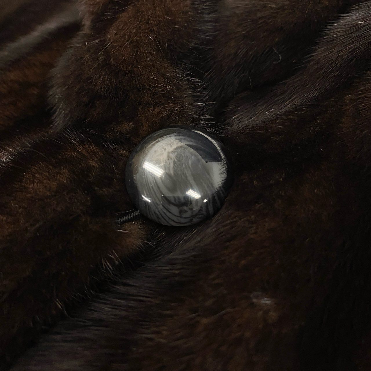 54L4 AMERICAN FUR AWARDS アメリカンフォーアワード 4つ星 マホガニーミンク 裾フリル 超ロングコート 丈110cm サイズM ブラウン 最高級本毛皮 MINK FURt18r