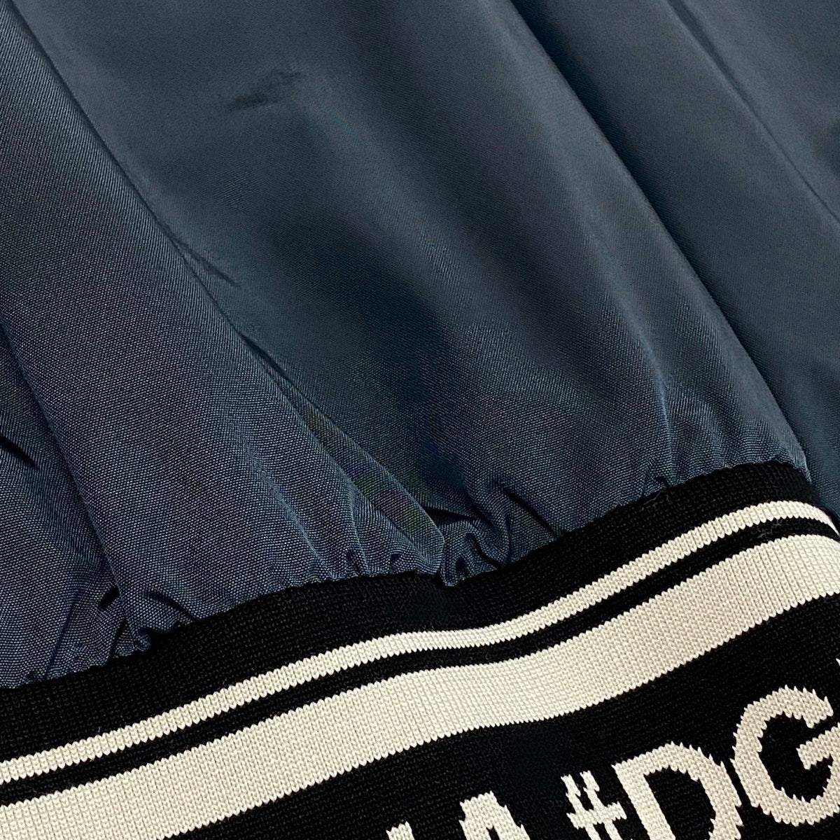 Mg19 【美品】 DOLCE&GABBANA ドルチェアンドガッバーナ ナイロンジャケット  ブルゾン サイズ48 ネイビー メンズ 紳士服t18r