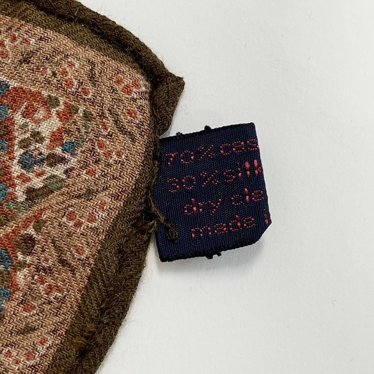 2d16 ETRO エトロ 大判ストール  ペイズリー柄 総柄プリント マルチカラー カシミヤ シルク レディース 女性用u02t