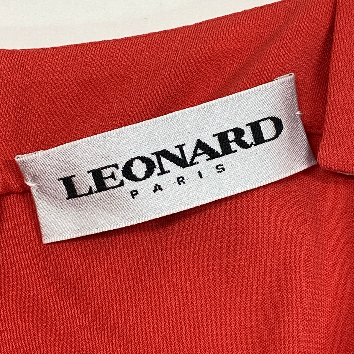 22i15 LEONARD レオナール ワンピース インポートライン ミニワンピース キャミワンピース 花柄 イタリア製 0450135 40 レッド レディース 女性用u02t