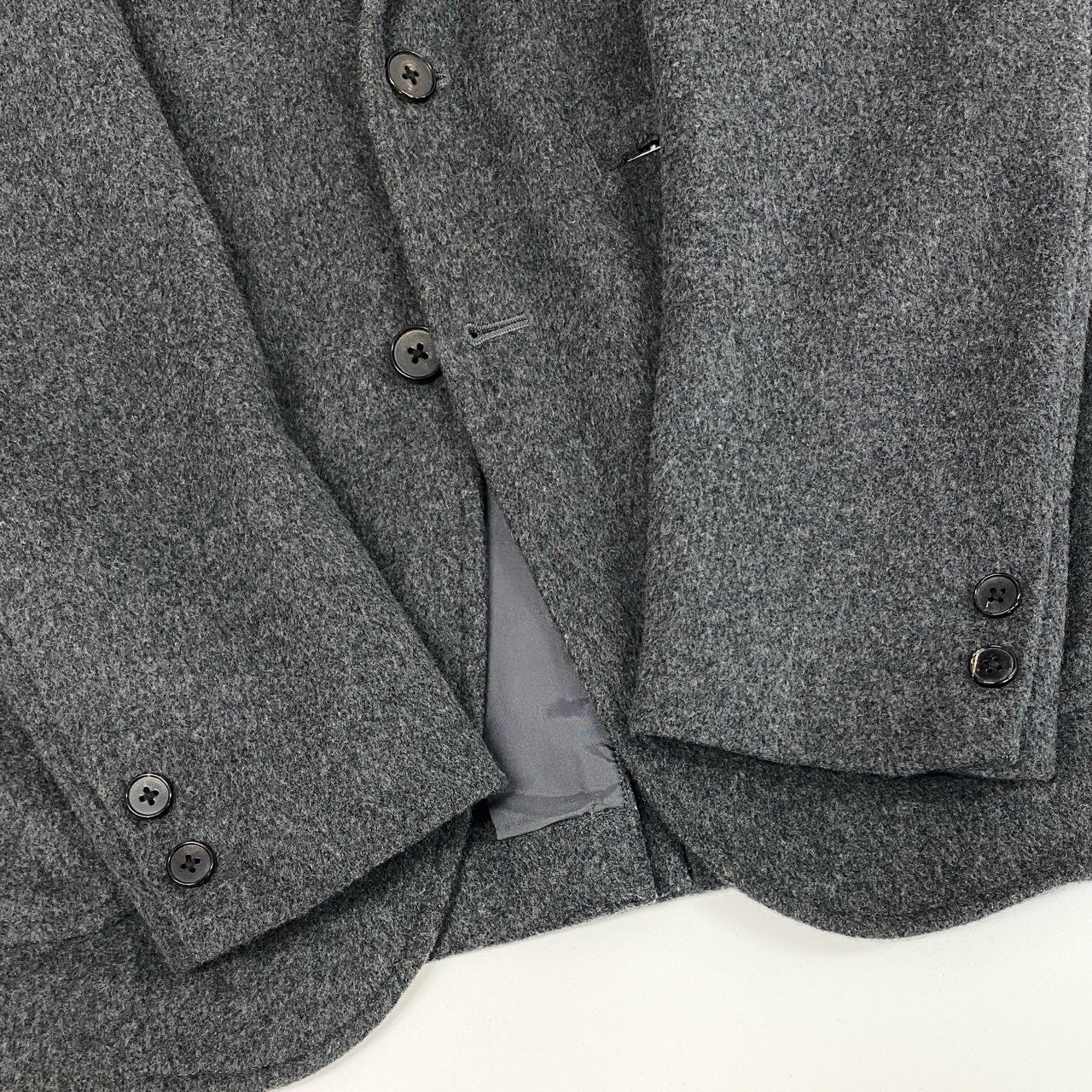 75j29 《美品》SHIPS KAPTAIN SUNSHINE シップス キャプテンサンシャイン ウール テーラードジャケット 日本製 KS x SHIPS x JK01 Mサイズ グレー メンズu02t