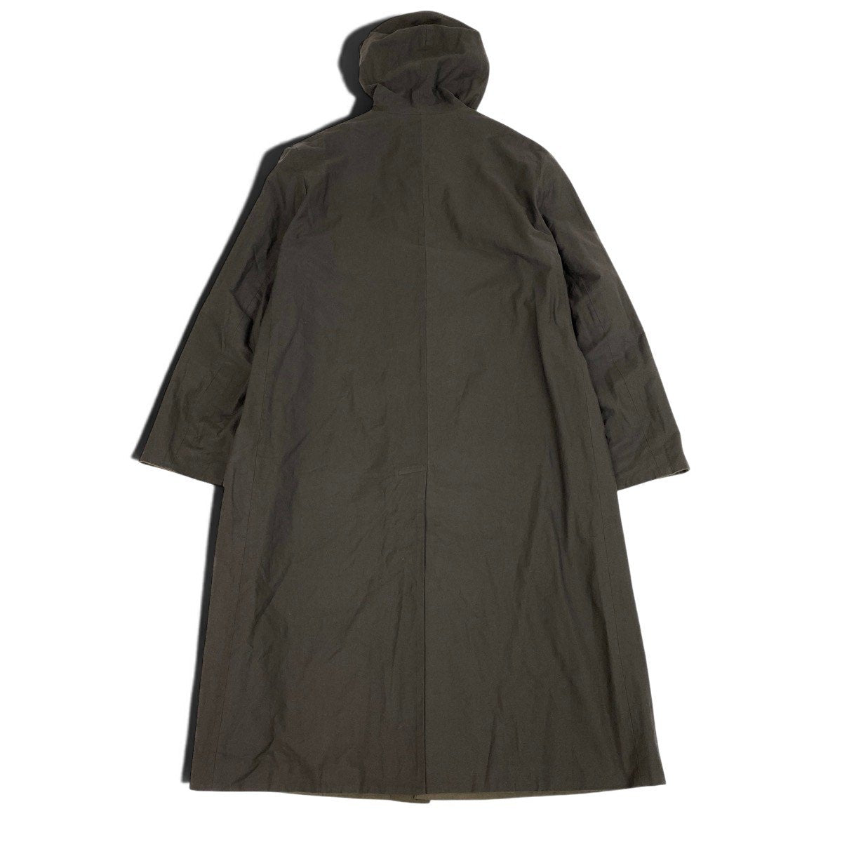 Ah6 Y's BANG ON! ワイズ バングオン YOHJI YAMAMOTO ジップアップコート ロングコート リバーシブルコート フード付き 2way YA-C90-802 2 カーキ 綿100％ メンズ 男性用o07t