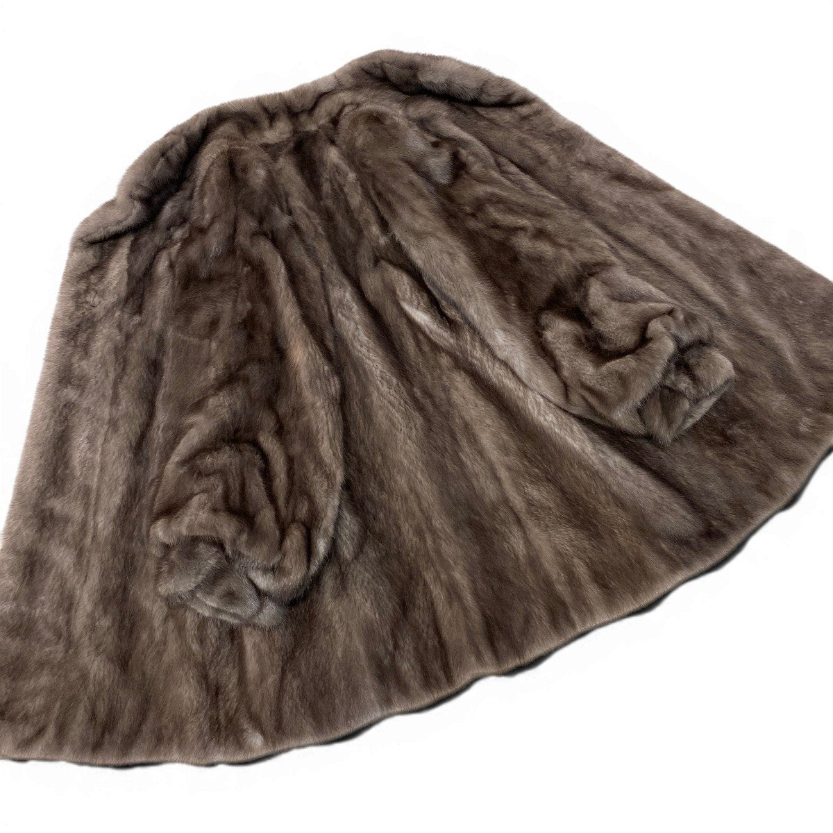 55g14 AMERICAN FUR AWARDS AMERICAN ULTRA アメリカンファーアワード 4つ星 ブルーアイリスミンク ロングコート FREE グレー ミンクファー Mink Fur Coatu02t