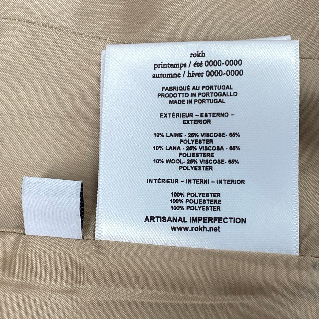 60j27《極美品》rokh ロク 22SS クロップドコルセット オフショルダートップス R0CA202 38サイズ ベージュ レディースu02t