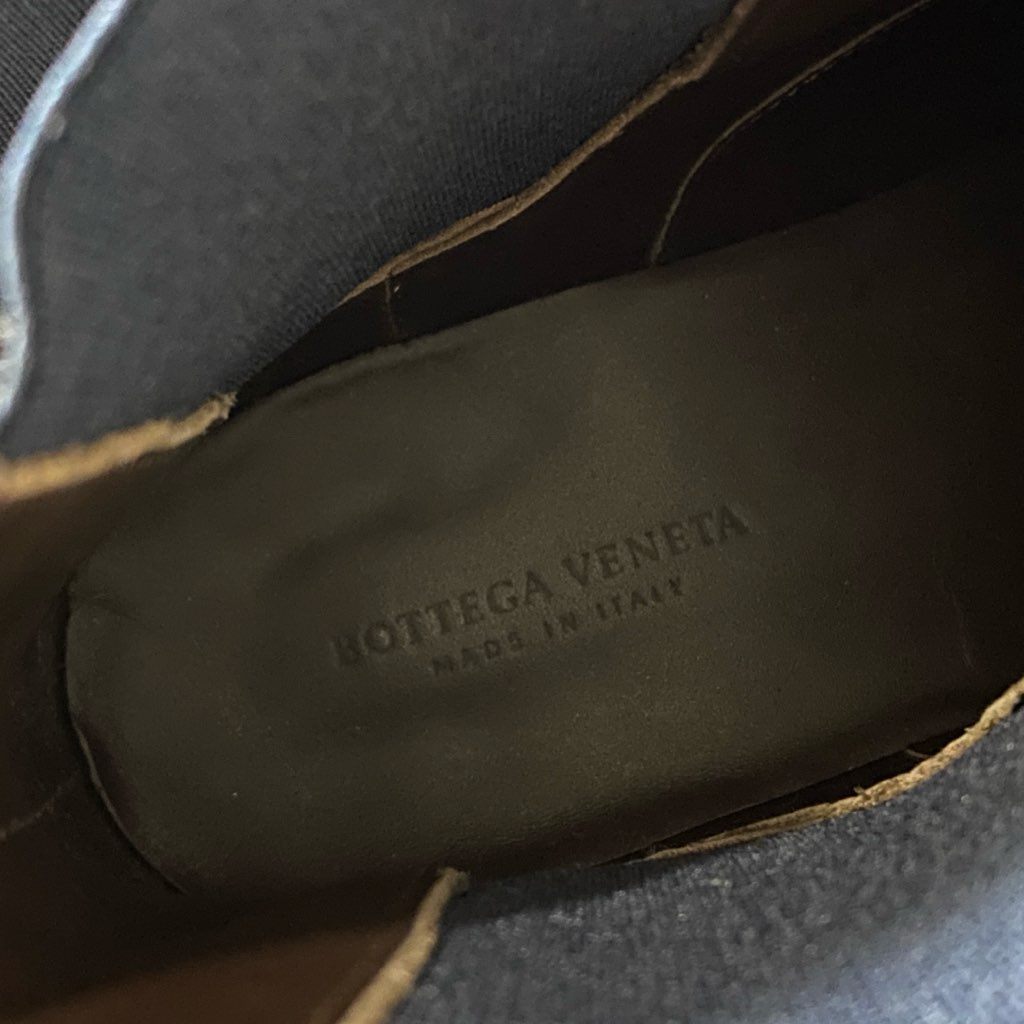 3h3 BOTTEGA VENETA ボッテガヴェネタ サイドゴアブーツ 39 ブラック レザー Leather Boots シューズ イタリア製