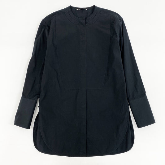 15h29 CELINE セリーヌ フィービー期 タキシードシャツ 長袖シャツ コットン ロングスリーブ 2 0CY3 / 6262 34サイズ ブラック レディース 女性用k02i