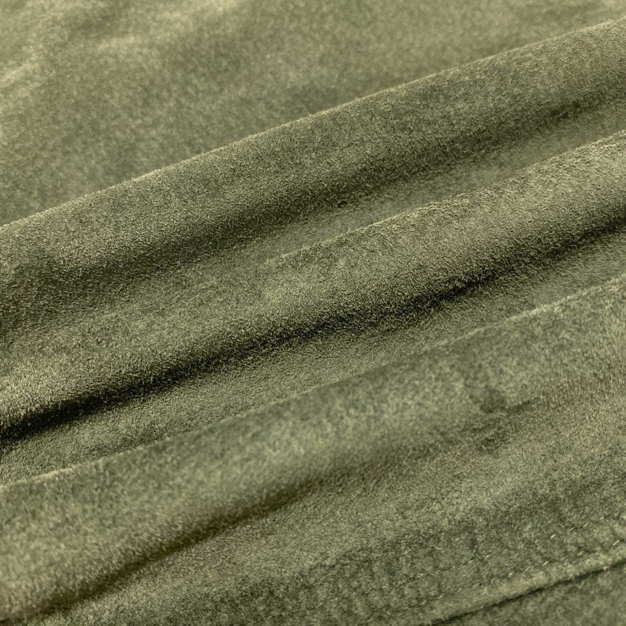 84b27 nonnative ノンネイティブ スウェードレザー レザージャケット ノーカラージャケット サイズ2 カーキグリーン メンズ アウター 羽織k02i