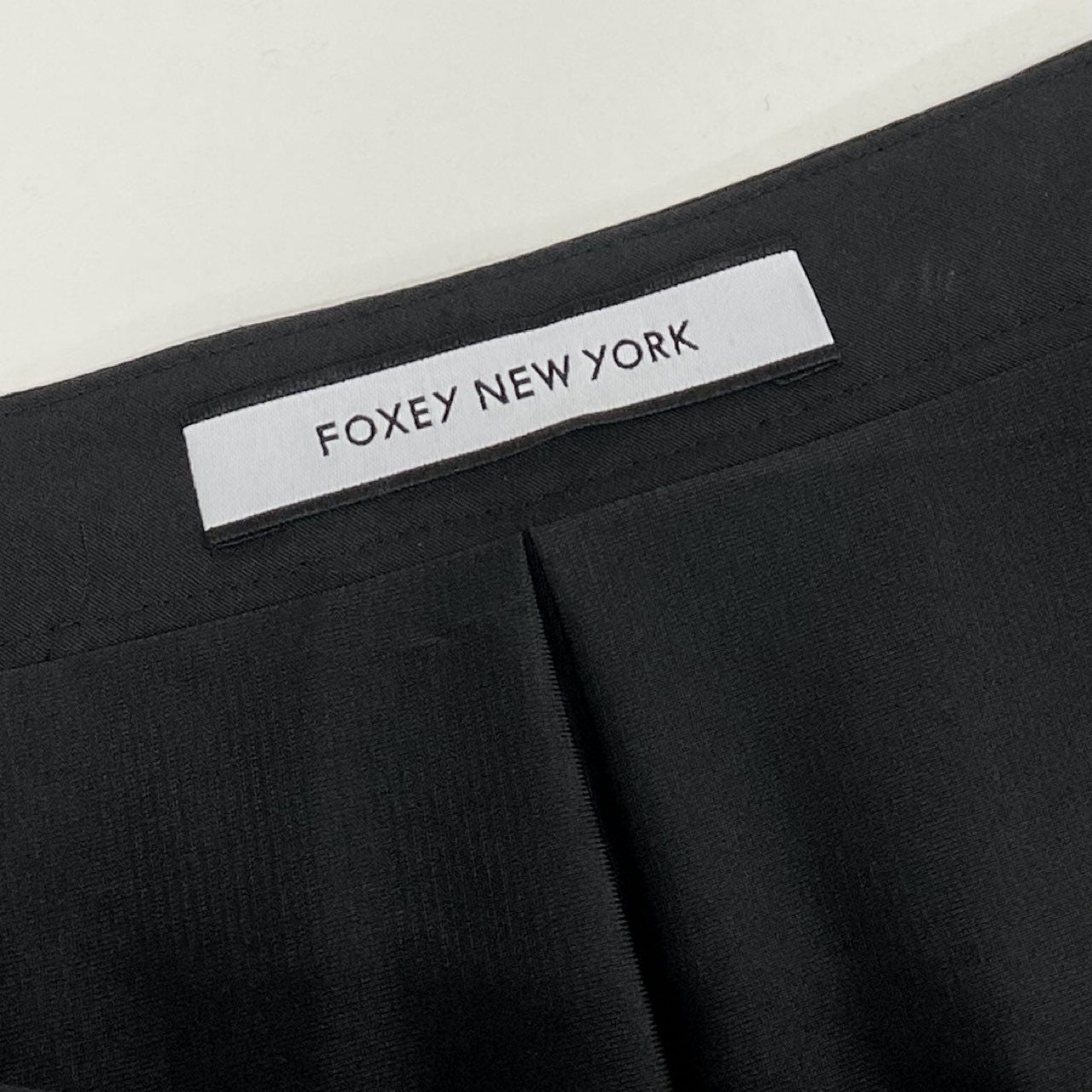 31i8 《美品》 FOXEY NEW YORK フォクシーニューヨーク Violette Skirt ヴァイオレットスカート フレアスカート膝下スカート 42840 38 ブラック レディース 22年k02i