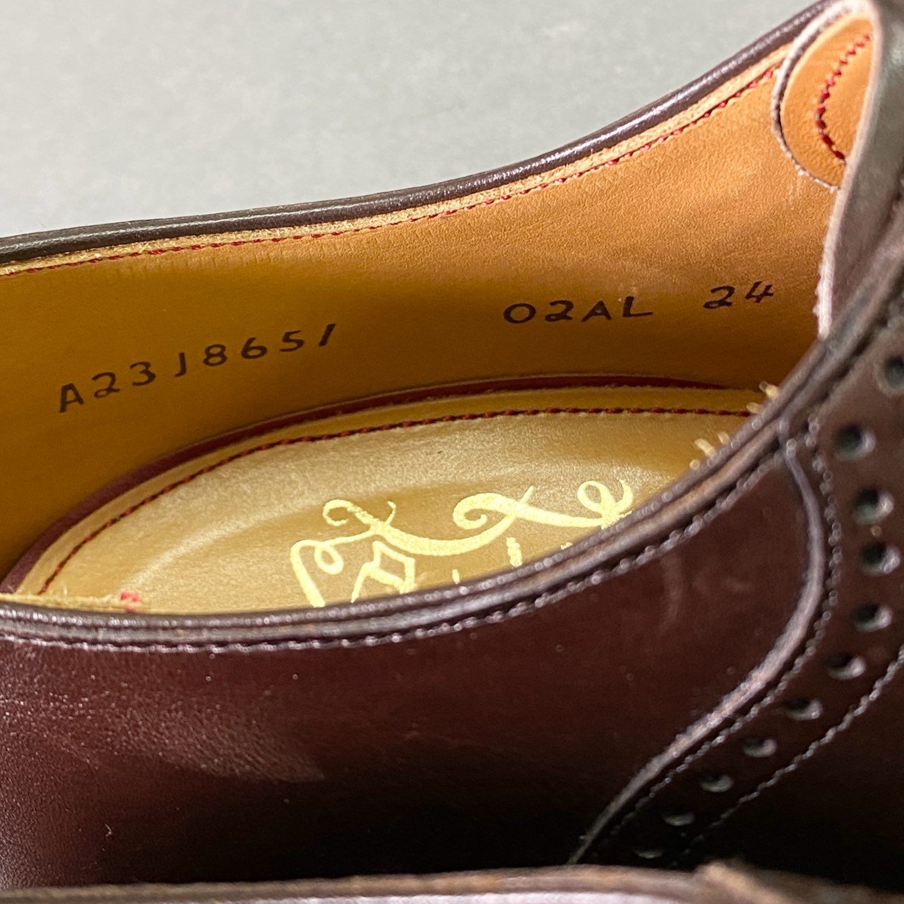 2a27 THE MASTER REGAL マスター リーガル サドルシューズ 02AL 24cm ダークブラウン 純正シューツリー付 外ハトメ ビジネス フォーマル 箱有