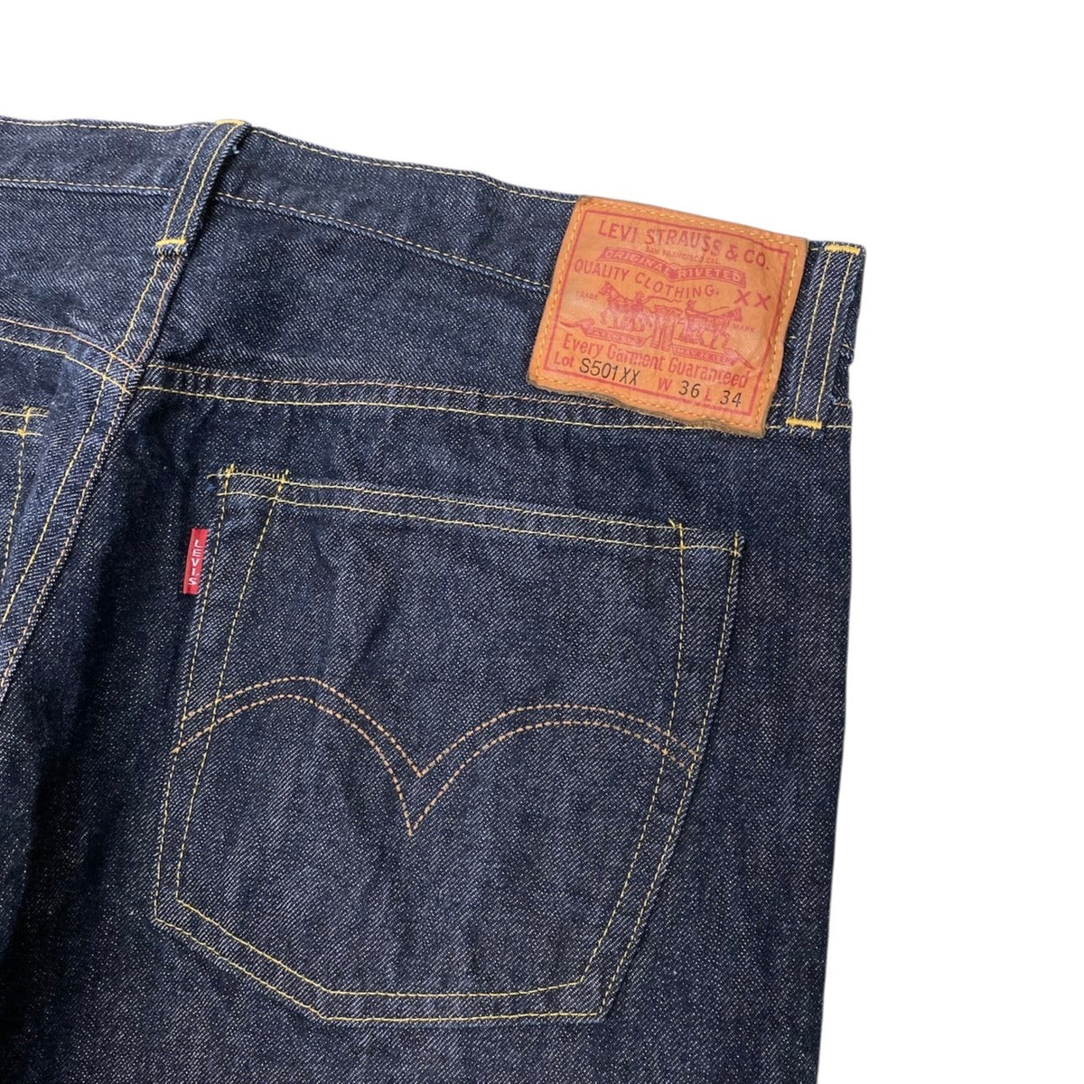 1j19 《極美品》 LEVI'S VINTAGE CLOTHING リーバイス ヴィンテージクロージング 1944年 復刻 501XX 対戦モデル デニムパンツ 44501-0072 W36 L34 インディゴ ジーンズt18r