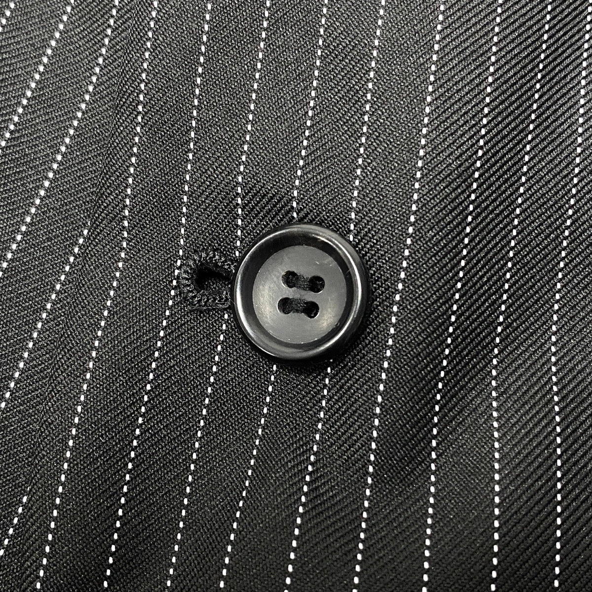 54e13 【美品】COMME des GARCONS COMME des GARCONS コムデギャルソン コムコム AD2023 シングルストライプジャケット ストライプ 4B 日本製 RM-J008 Lサイズ グレー ポリエステル100％ レディース 女性用k02i