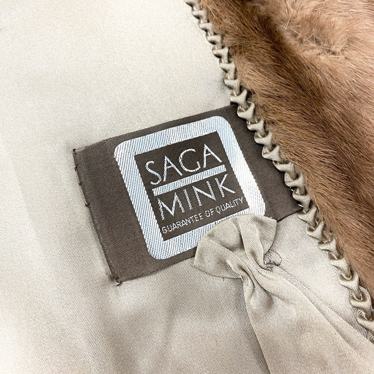 72L17 SAGA MINK サガミンク 銀サガ パステルミンク ファーコート サイズ11号 茶系 最高級本毛皮 MINK FUR ポケット有t18r