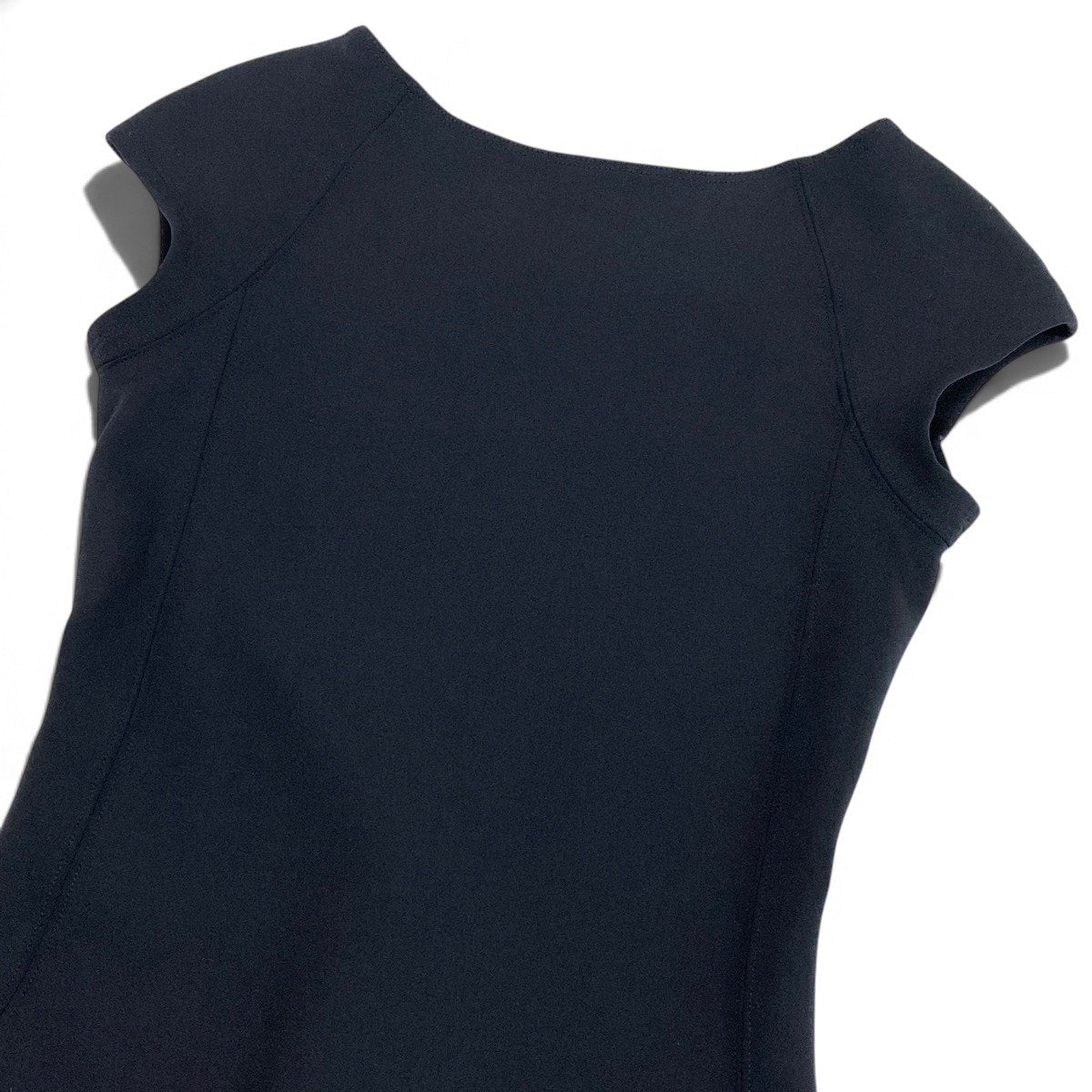 i11 【新品保管品】THE ROW バックオープンロングドレス ストレッチ XSサイズ ブラック レディース 女性用u02t