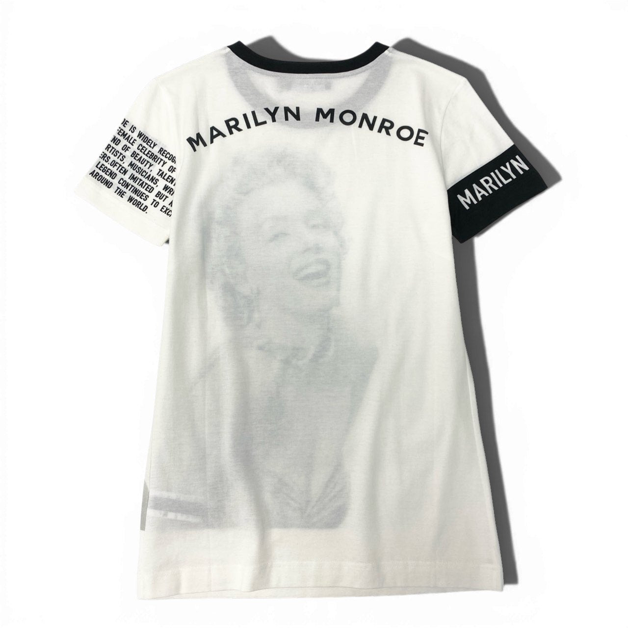 Ic5 《極美品》 DOLCE&GABBANA ドルチェアンドガッバーナ マリリンモンロー Tシャツ Marilyn Monroe T-shirt サイズXS ホワイト D&G ドルガバt18r