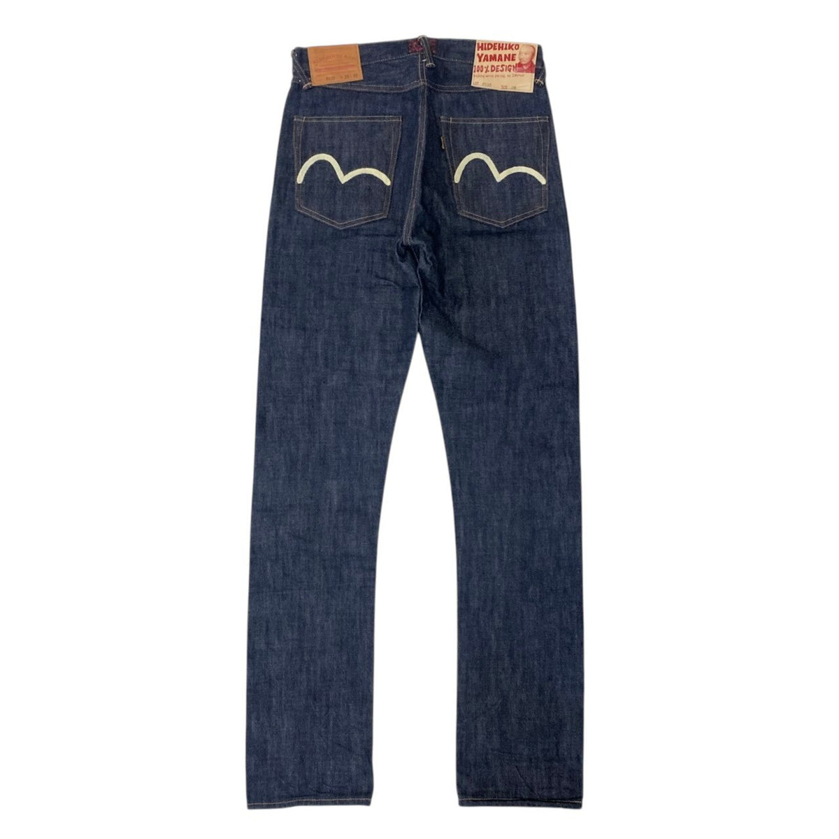 1j19 《極美品》 EVISU エヴィス × WARE HOUSE ウェアハウス カモメペイント デニムパンツ サイズ28 インディゴ アメカジ ジーンズ DENIM PANTSt18r