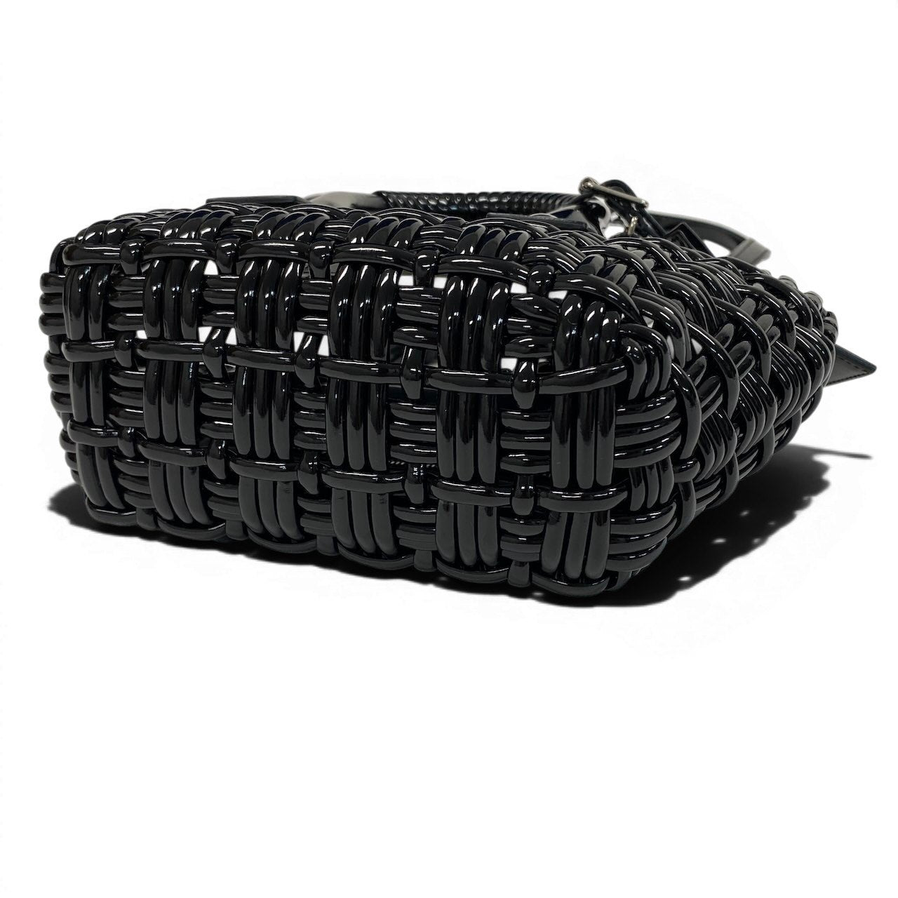 e4 《極美品》 BALENCIAGA バレンシアガ 2WAY ビストロ XXS バスケットバッグ ブラック Bistro Basket Bag Blackt18r