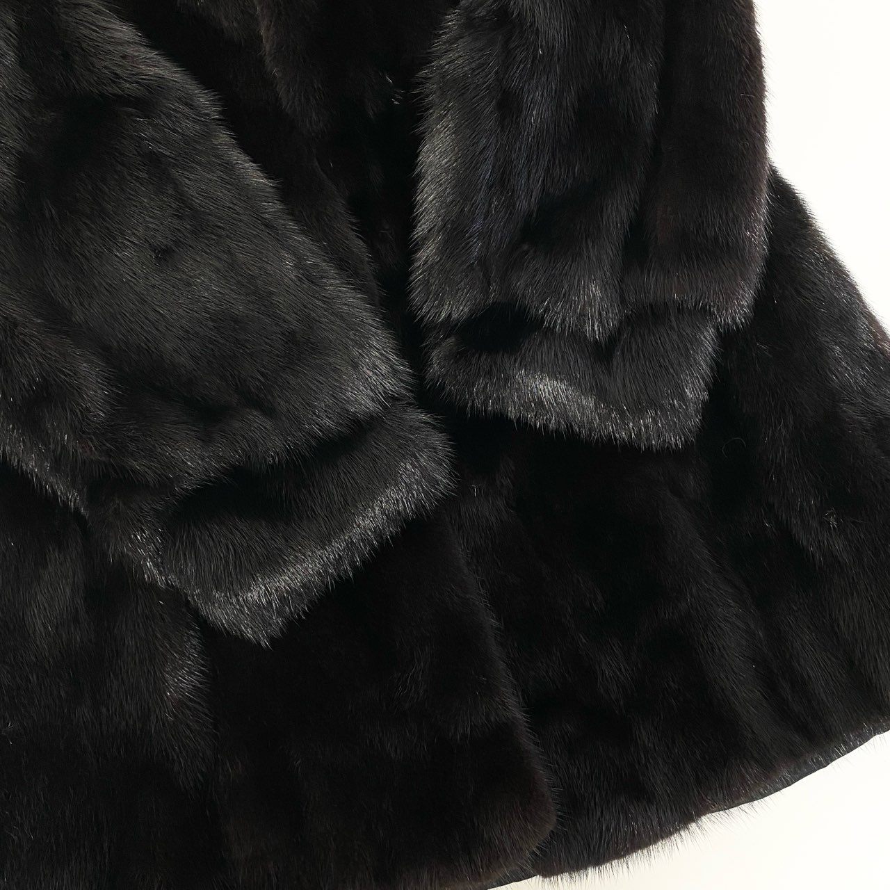 35a15 SAGA MINK サガミンク 銀サガ マホガニーミンク ロングコート サイズF ダークブラウン 最高級本毛皮 Mink Fur Coatt18r