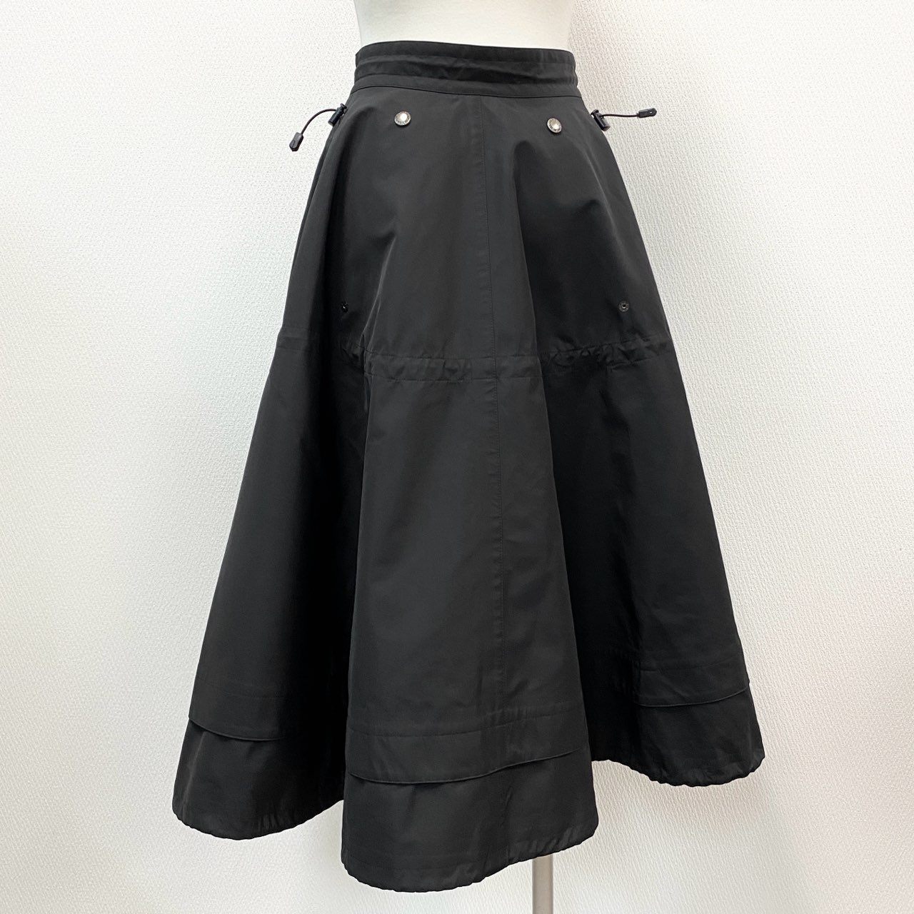 72a14 JUNYA WATANABE COMME des GARCONS ジュンヤワタナベ コムデギャルソン 2way スカート ポンチョ S ブラック AD2005 日本製 GORE WINDSTOPPER