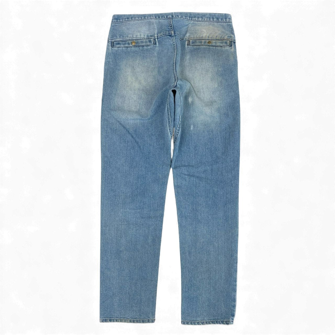 49L9 THE NORTH FACE ザノースフェイス パープルレーベル デニムパンツ ウェッビングベルトデニム ボトム NT5704N 32サイズ ブルー メンズo07t