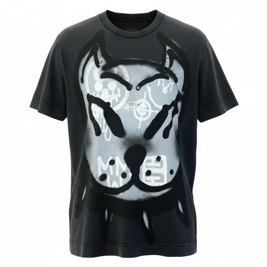 Ad15 GIVENCHY ジバンシー × Chito チト ドッグプリント Tシャツ Spray Dog Print T-Shirt サイズM ブラックt18r