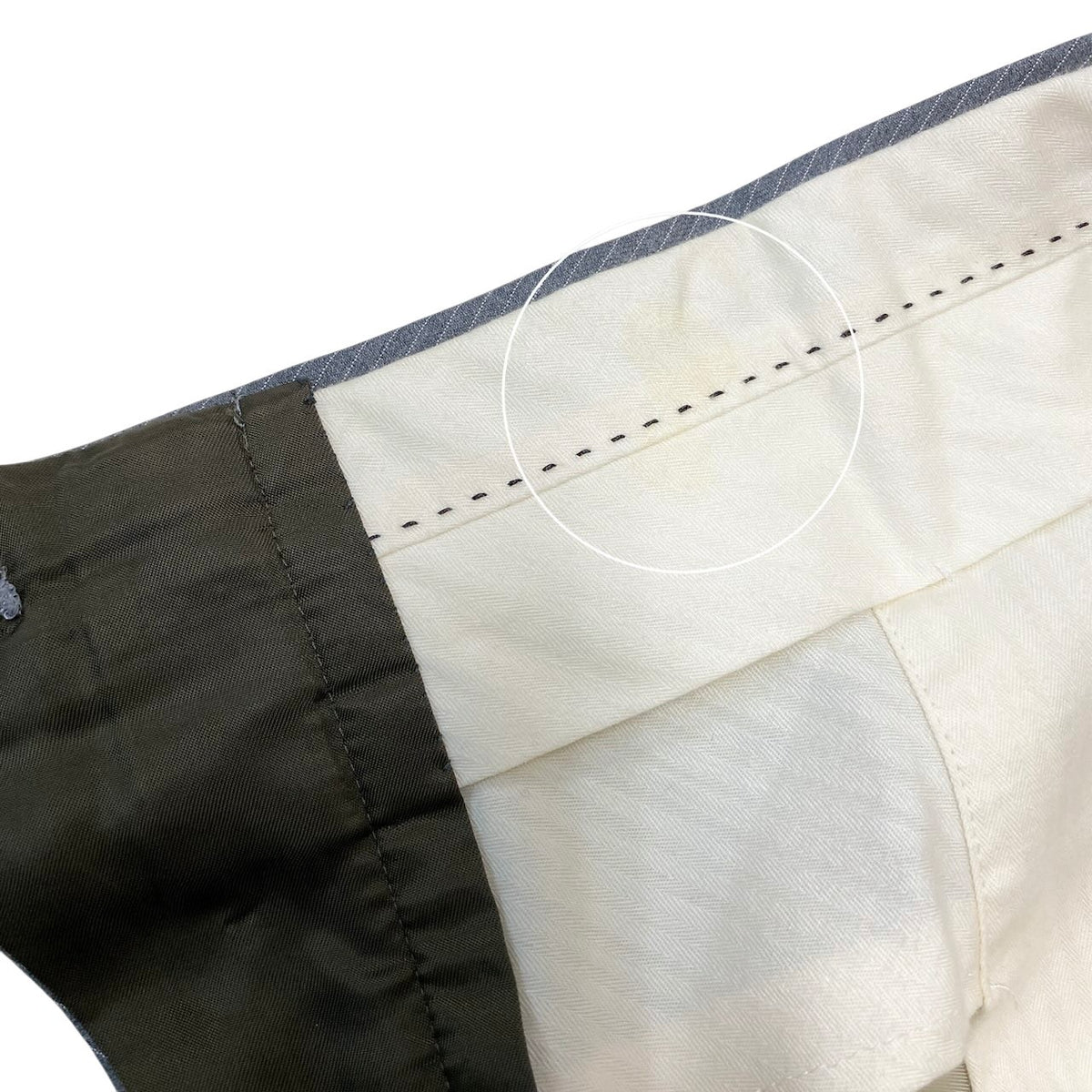 45j15 Paul Smith COLLECTION ポールスミスコレクション セットアップ シングルスーツ ストライプ柄 2B グレー ウール100％ メンズ 紳士服o07t