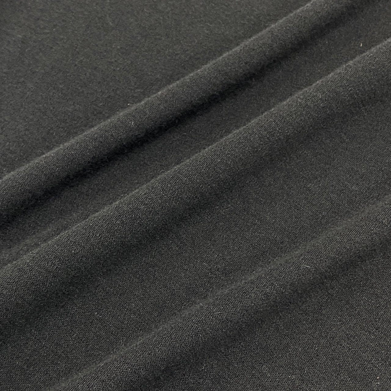 78L9 GIORGIO ARMANI ジョルジオアルマーニ 総カシミア ハイゲージ ニット セーター トップス クルーネック 50 ブラック カシミヤ100 メンズ 男性用u02t