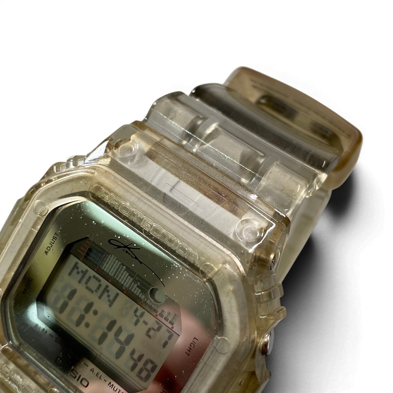 e4 CASIO G-SHOCK カシオ ジーショック KANOA IGARASHI 五十嵐カノア コラボ 腕時計 G-LIDE シグネチャーモデル GLX-5600KI クリア メンズu02t