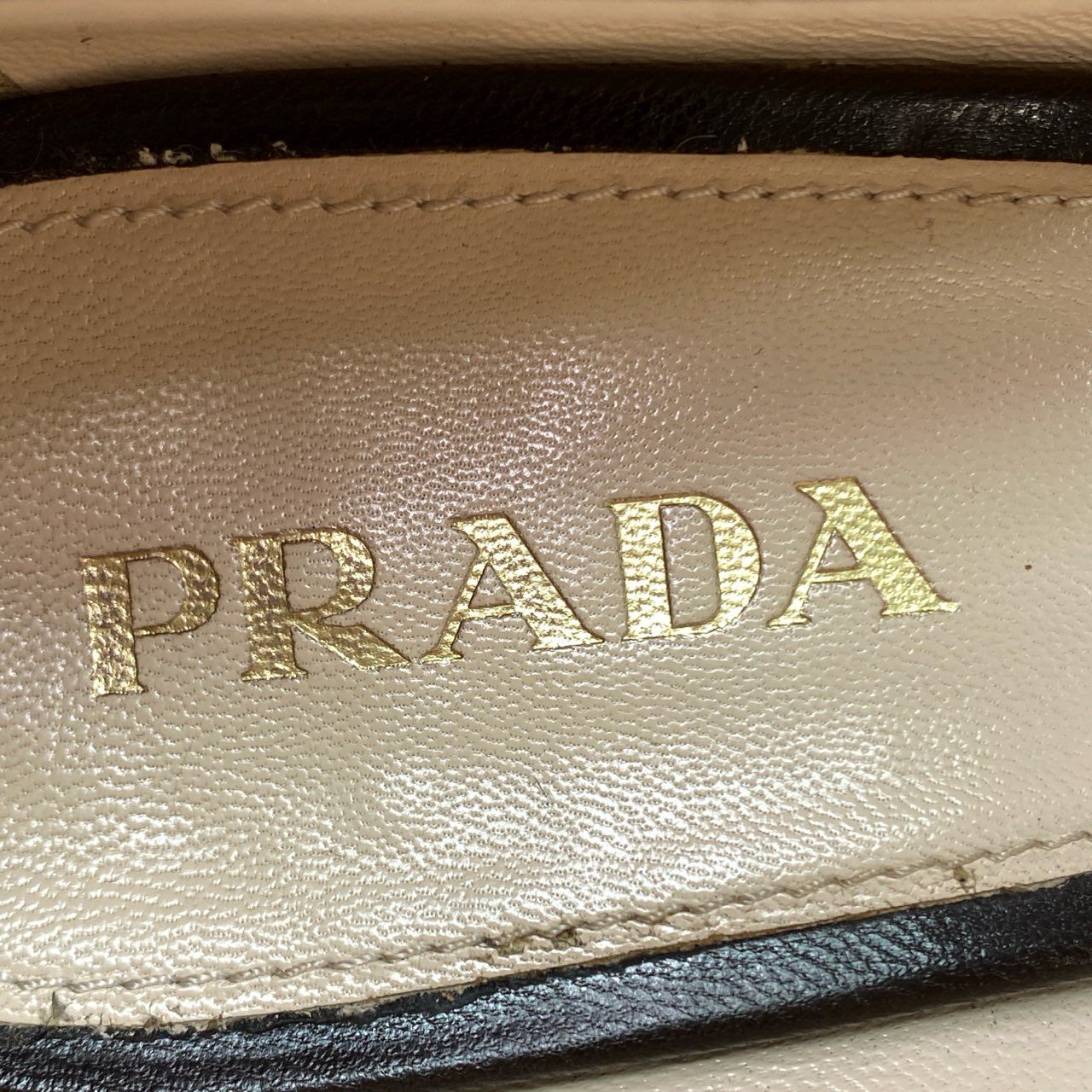 7k6 【イタリア製】PRADA プラダ レザーパンプス ポインテッドトゥ サイズ38 ブラウン レザー レディース 女性用 靴 シューズ