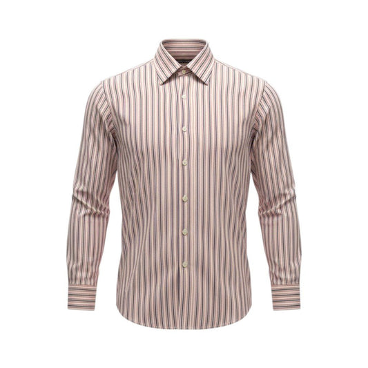 5c2 【未使用タグ付】 DOLCE&GABBANA ドルチェアンドガッパーナ Slim Fit ロングスリーブシャツ ストライプシャツ 伸縮ストレッチ ビジネス メンズ 紳士服 15/38 マルチカラーu02t