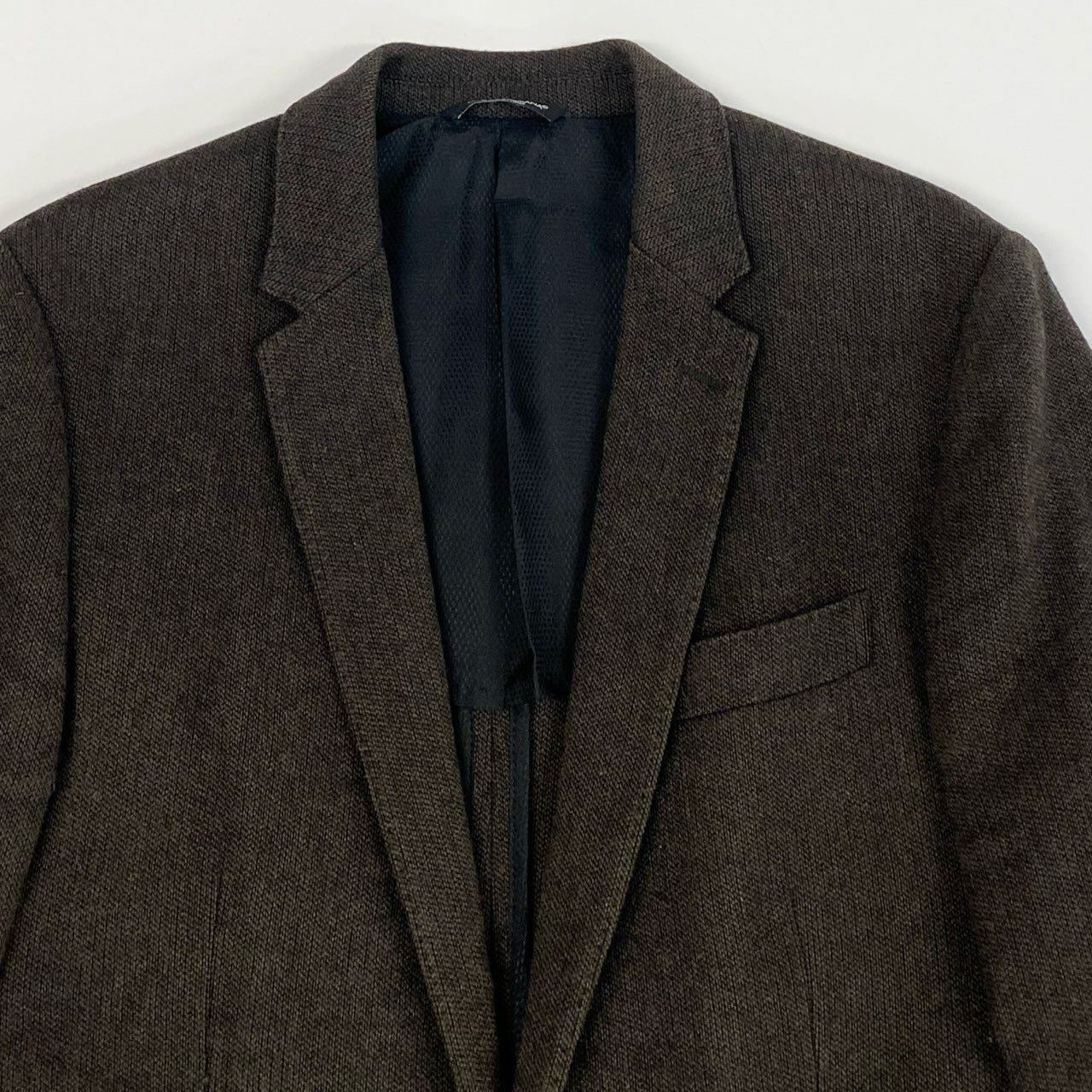 46j3 《美品》 DOLCE&GABBANA ドルチェアンドガッバーナ イタリア製 MARTINI テーラードジャケット ビジネス◎ G2DL7T 44 ブラウン コットン ウール メンズo07t
