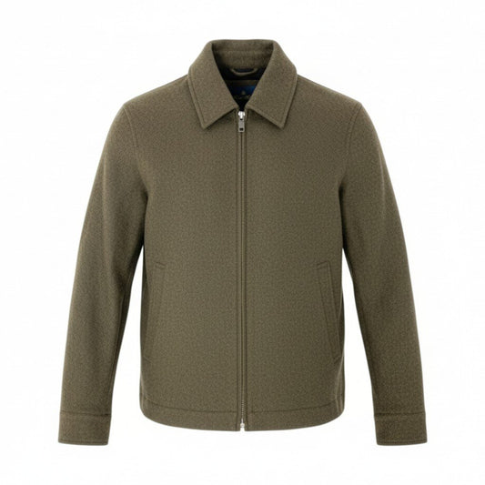 39l15【美品】 BROOKS BROTHERS ブルックスブラザーズ ハリントンジャケット ブルゾン ダブルジップ S ブラウン 画像参照 メンズ 男性用u02t