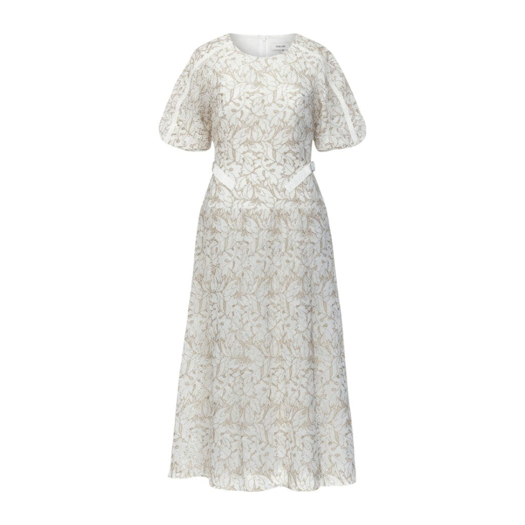 72a28【定価17.6万】MORABITO モラビト 総刺繍 ペチコート付き ロングワンピース 半袖ワンピース サイズ38 ホワイト レディース 女性用k02i