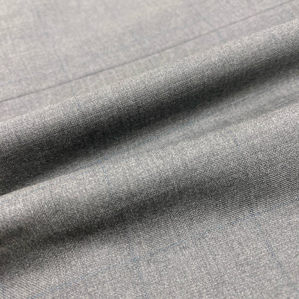 13l27 Kiton NAPOLI キートン イタリア製 テーラードジャケット シングル 14MICRON 2B メンズ 紳士服 50 グレー ウール100％o07t