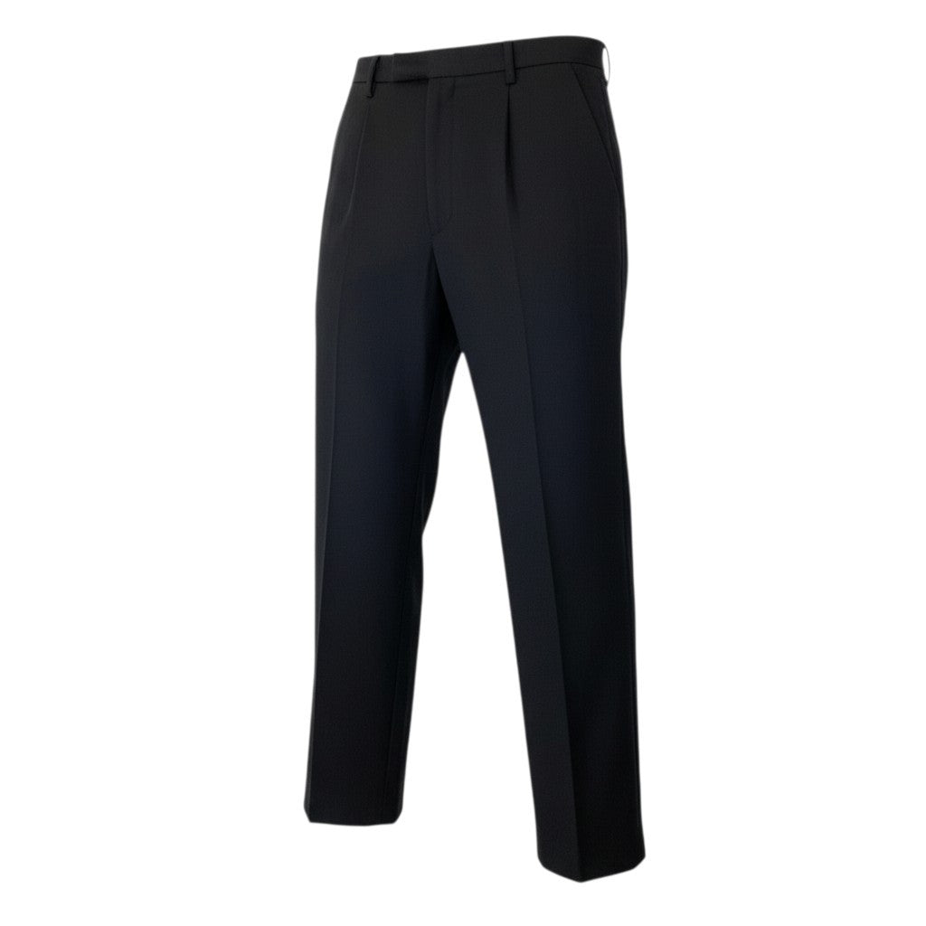 52c10 SAINT LAURENT PARIS サンローラン パリ 2023年 スラックスパンツ ボトム サイズ40 ブラック レディース ボトム パンツk02i