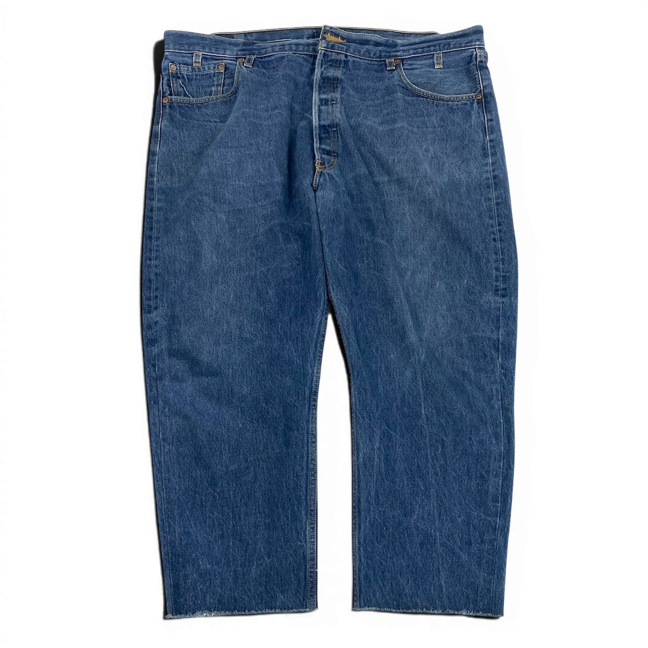 20d27 MAISON EUEKA メゾンエレウカ VINTAGE REWORK BIGGY PANTS LEVIS REWORK デニムパンツ リメイクデニム 017 S ブルー レディース 女性服u02t