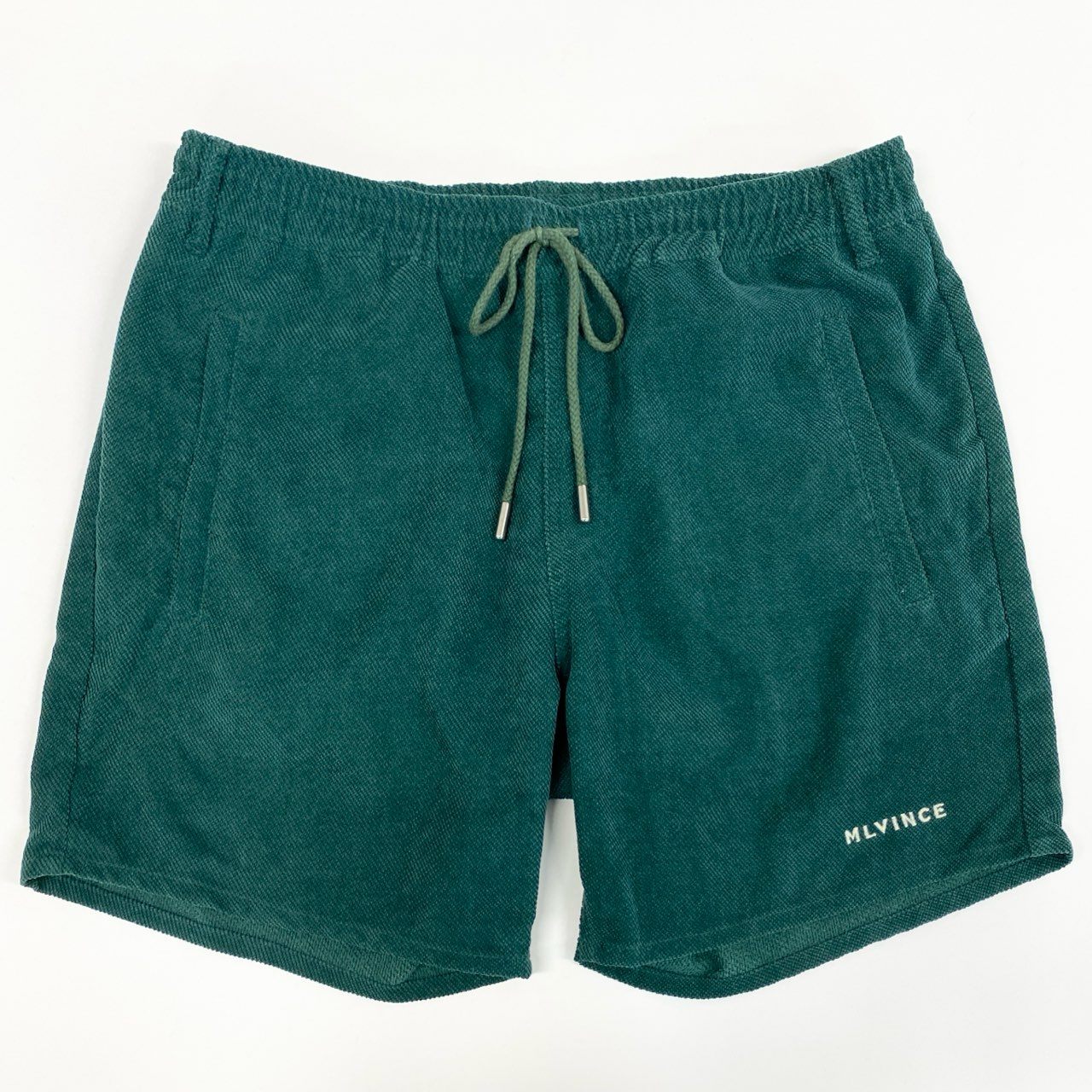 42k27 《美品》 MLVINCE メルヴィンス summer corduroy shorts ショートパンツ ハーフパンツ サマーコーデュロイ L グリーン