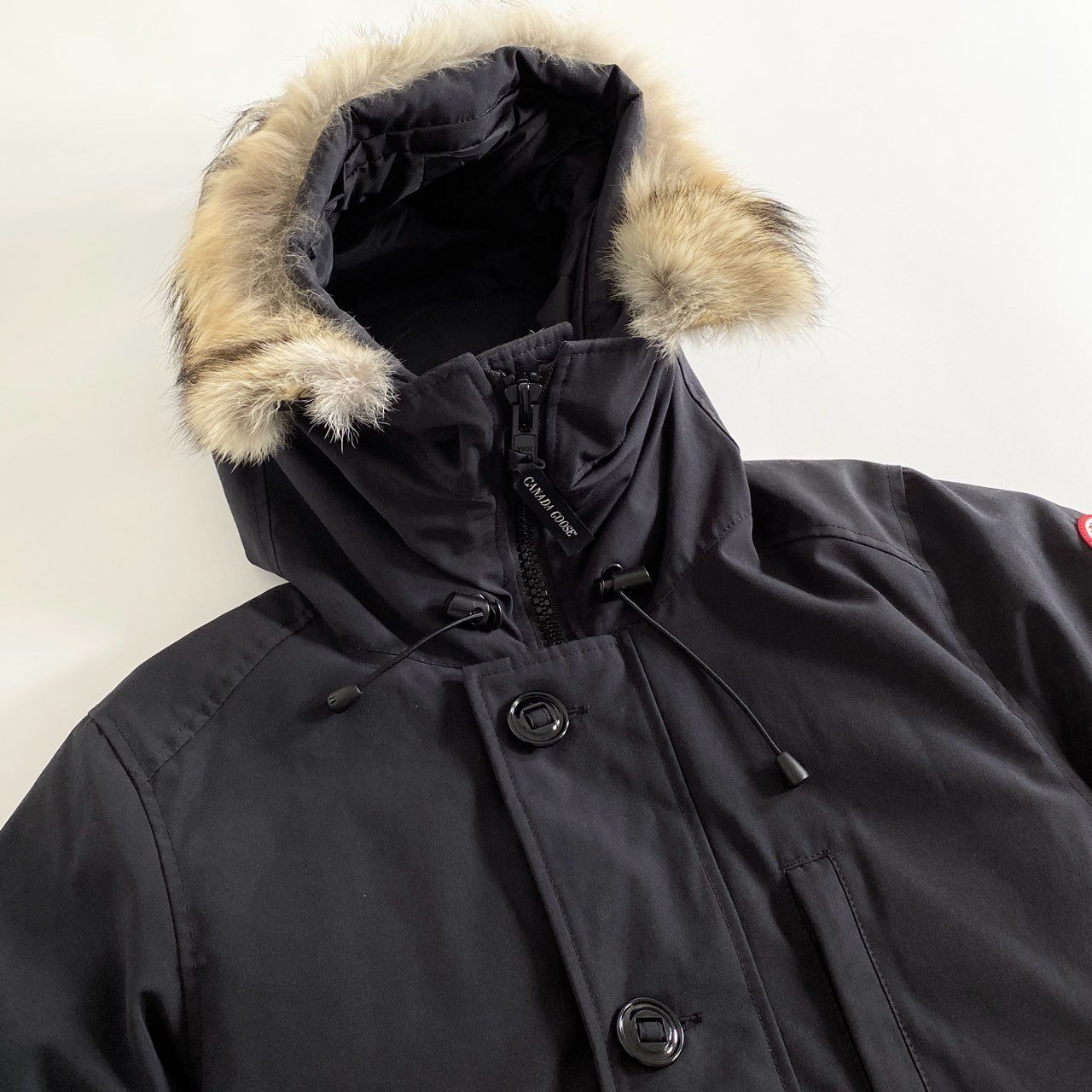 60i27 CANADA GOOSE カナダグース CHATEAU PARKA シャトーパーカ ダウンジャケット ダウンコート 3426MA サイズXS ブラック メンズ