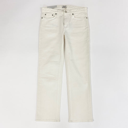 51f3 Acne Studios アクネ ストゥディオス Row White ストレッチ ホワイトデニムパンツ 27 ホワイト タグ付き ジーンズ パンツ