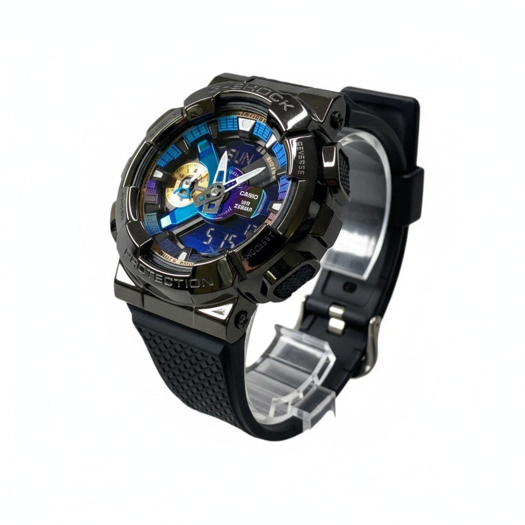 c23 CASIO G-SHOCK カシオ Gショック GM-110B 腕時計 -1AJF タフソーラー デジタル時計 メンズk02i