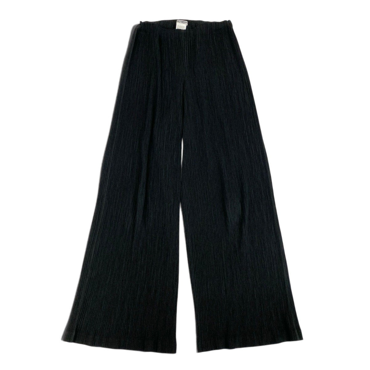 Ai4 ISSEY MIYAKE イッセイミヤケ WHITE LABEL プリーツ ロングパンツ  IM42FF441 サイズ0 ブラック ポリエステル100％ レディースta2