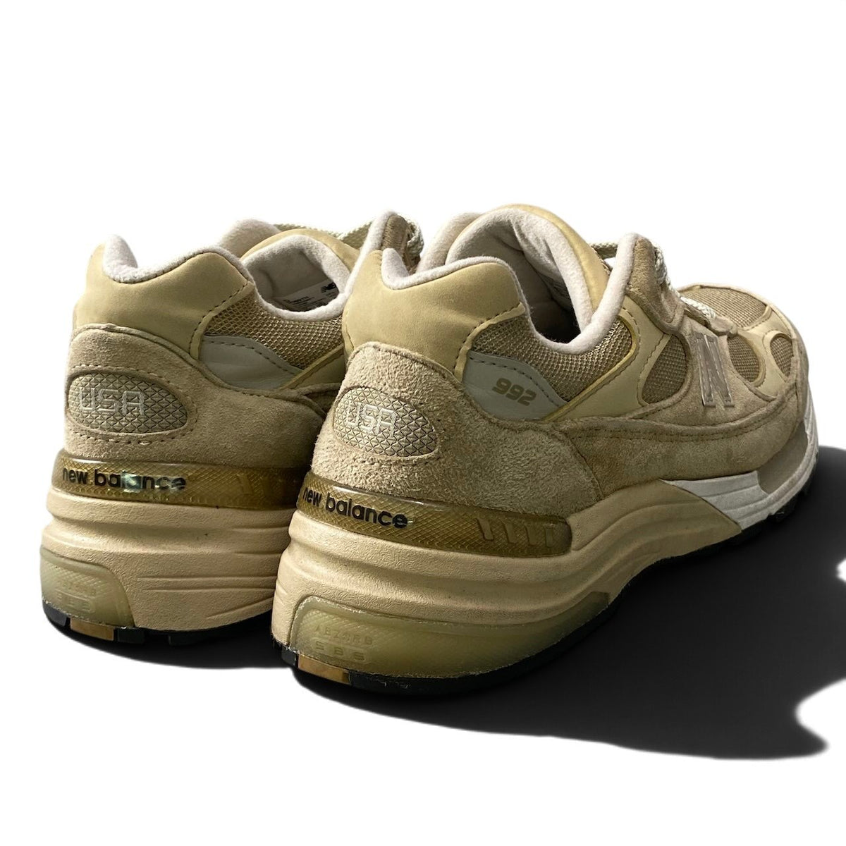 3j23 New Balance ニューバランス Ｍade in USA M992 ローカットスニーカー M992TN 25cm タン/ベージュ メンズ 紳士靴o07t