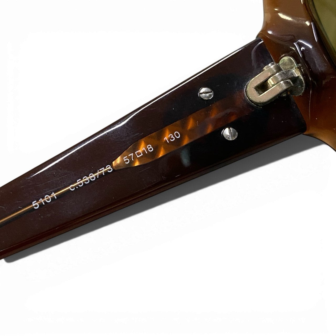 b15 CHANEL シャネル ココマーク サングラス アイウェア 5101 57□18 ブラウン レディースta1