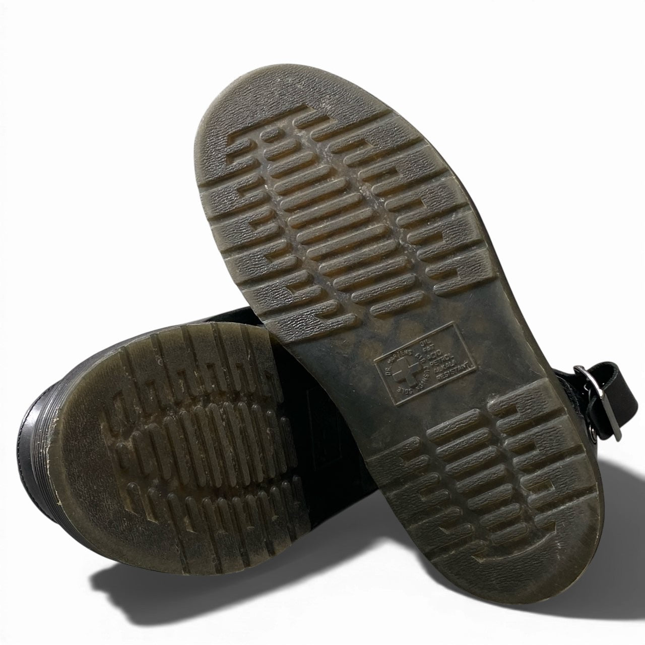 1a6《美品》 Dr.Martens ドクターマーチン CLARISSA クラリッサ レザーサンダル シューズ UK6 ブラック レディース 女性用k02i