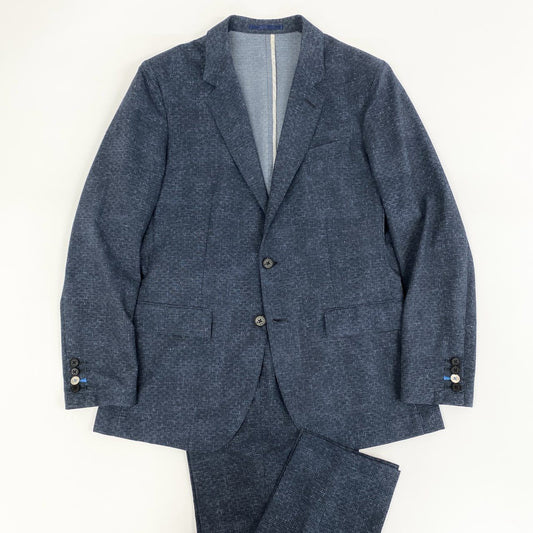79g24 LANVIN en Bleu ランバンオンブルー セットアップスーツ ジャケット パンツ  LB-6M-51711 50 ブルー メンズ_