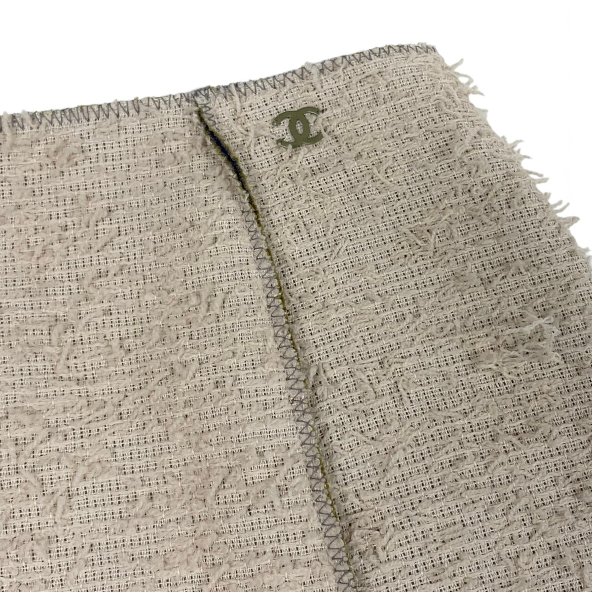 i19【美品】CHANEL 1995年 ツイードスカート ココマーク 38サイズ ベビーピンク ポリエステル100％ レディース 女性用u02t