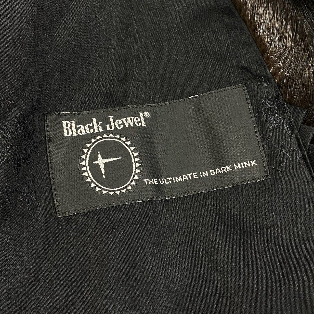 18a16 Black Jewel ダークミンク フリンジポンチョ ケープ コート F ブラック 本毛皮 Mink Fur Cape Coat 日本製t18r